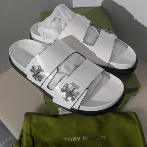 Tory Burch TURNLOCK SPORT SLIDE Cloud Sandals - Picture 3 of 9